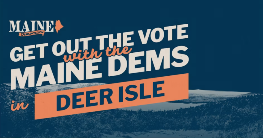 Canvassing Deer Isle