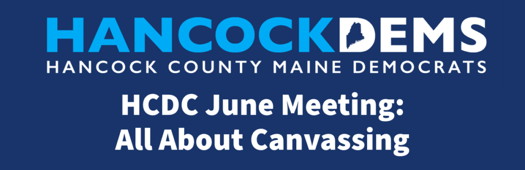 June 2026 Meeting; All about canvassing