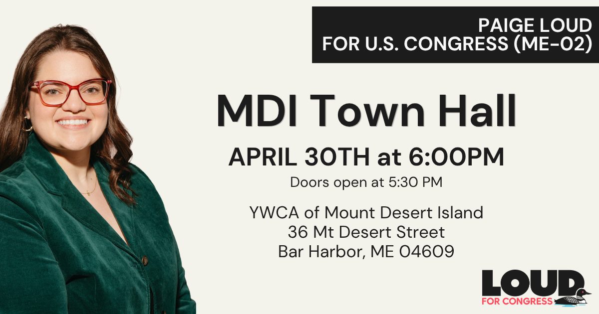 Page Loud MDI Town Hall